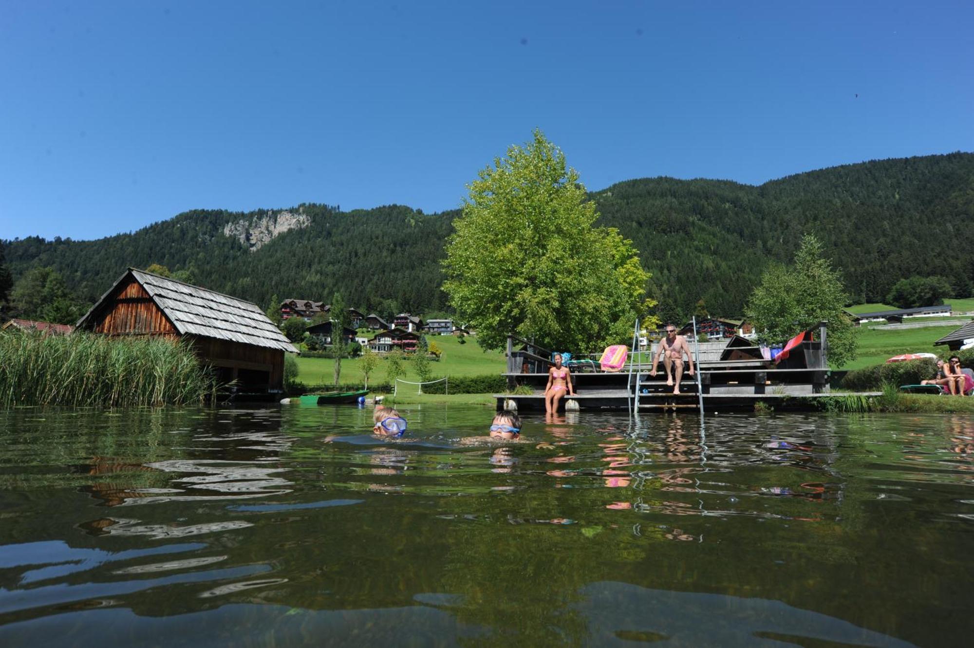 Haus Stampfer Hotel Weissensee Bagian luar foto