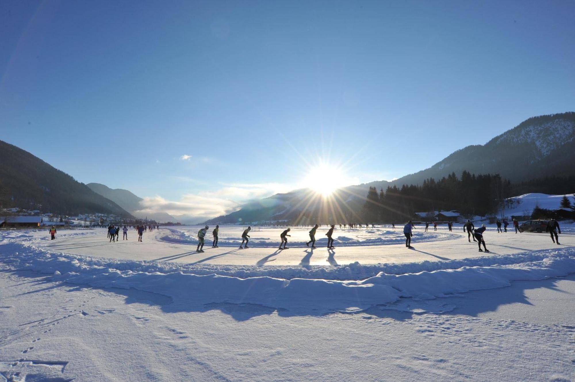 Haus Stampfer Hotel Weissensee Bagian luar foto