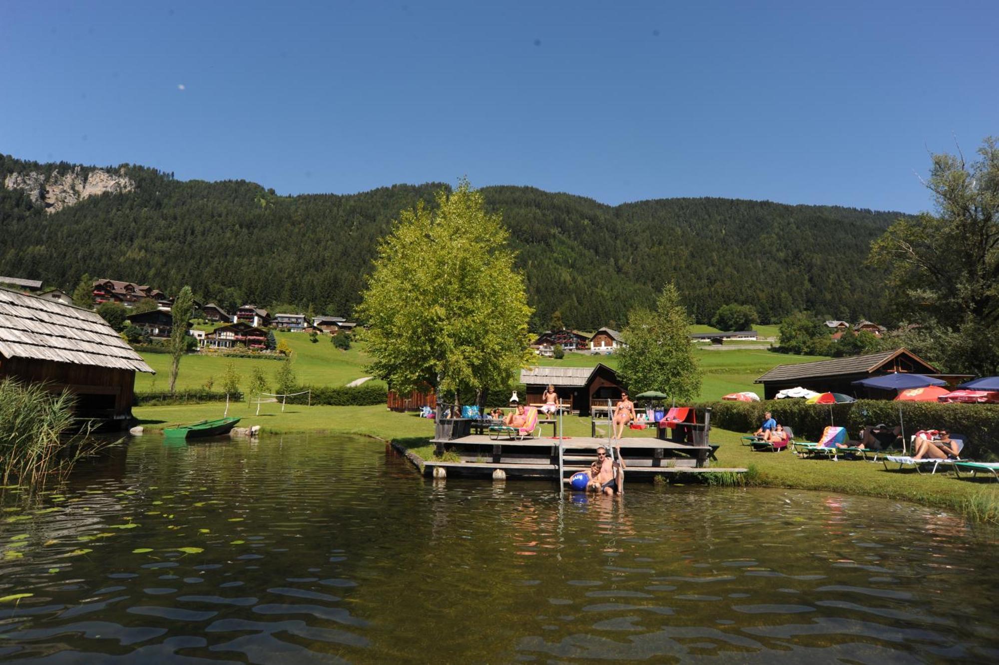 Haus Stampfer Hotel Weissensee Bagian luar foto