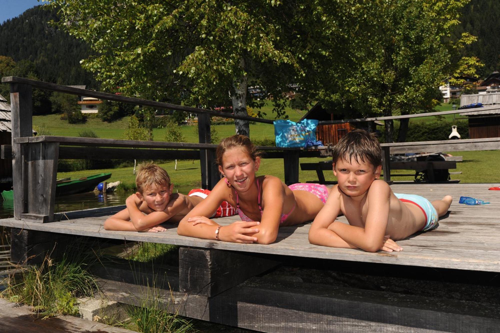 Haus Stampfer Hotel Weissensee Bagian luar foto